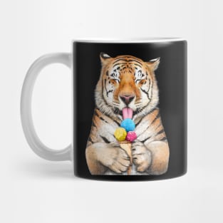 Tiger with ice cream Mug